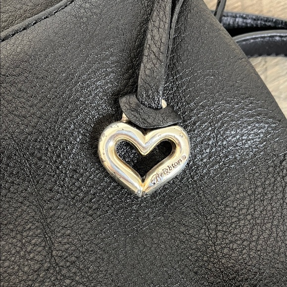 Brighton - Vintage - Heritage Collection - Rex Messenger Black Crossbody Purse - Picture 5 of 12